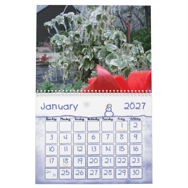 Calendrier Photos de nature (Jan 2027)