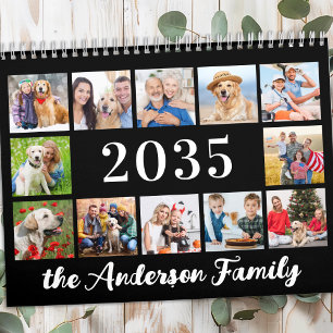 Calendrier Photos Modernes 2025 Famille Personnalisée Créer V