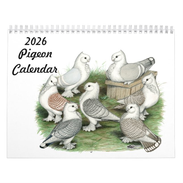 Calendrier Pigeon 2026 (Protection)