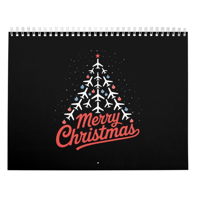 Calendrier Pilote d'avion arbre de Noël (Protection)