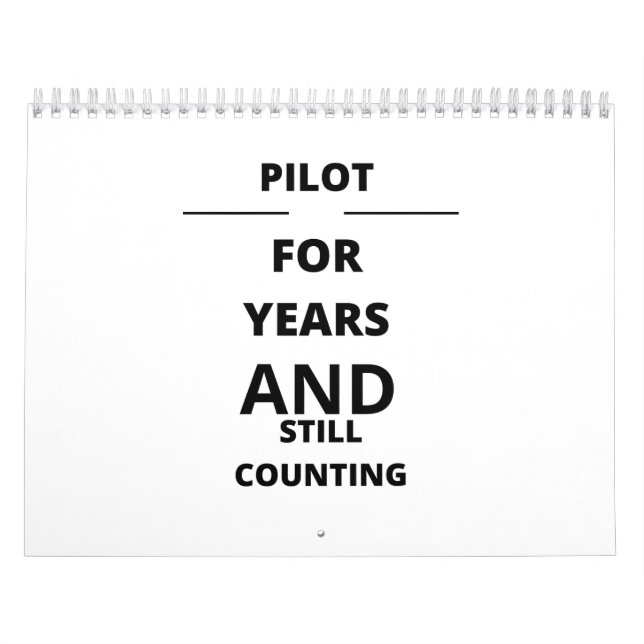 CALENDRIER PILOTE PENDANT DES ANNÉES ET TOUJOURS COMPTABLE (Protection)