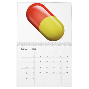 Calendrier Pilule de médecine - Emoji