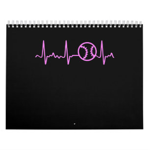 Calendrier Pink Hearbeat Baseball Sensibilisation au cancer d