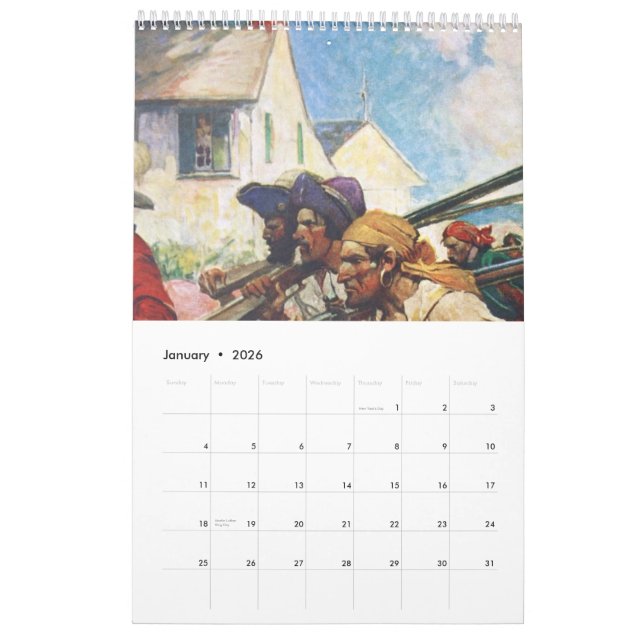 Calendrier Pirates 2015 (Jan 2026)