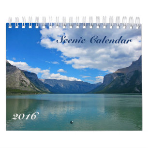 Calendrier pittoresque 2016 Montagnes Rocheuses