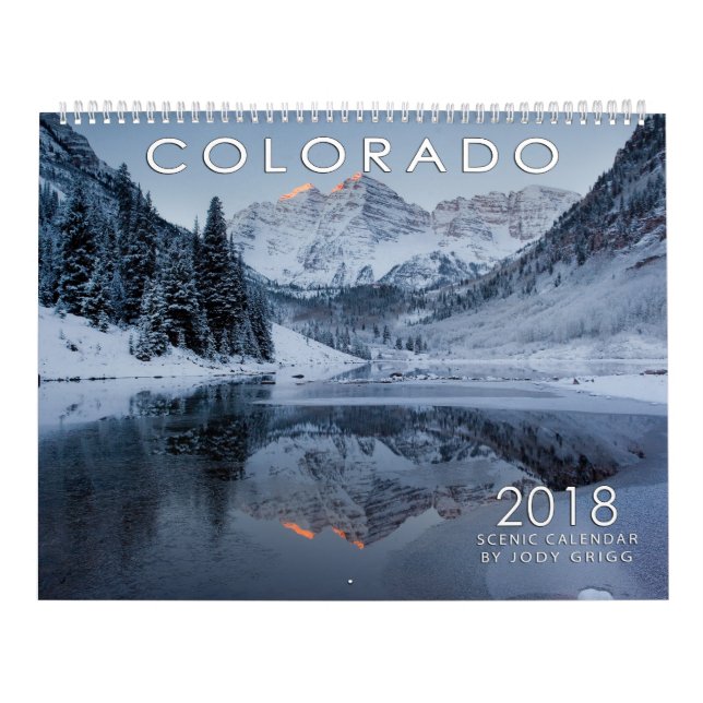 Calendrier Pittoresque du Colorado 2018 (Protection)