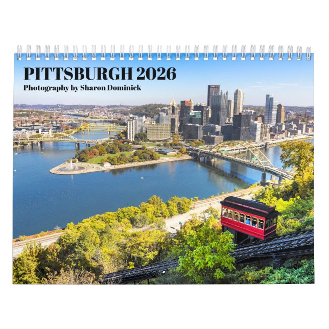 Calendrier Pittsburgh Pennsylvanie Photographie 2026 (Protection)