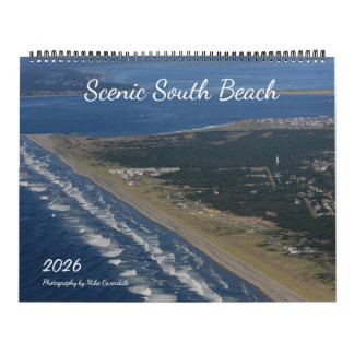 Calendrier Plage sud panoramique à Westport Washington