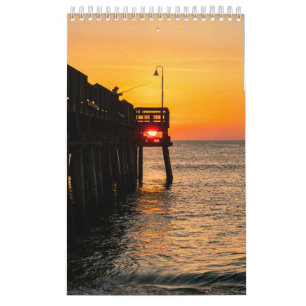 Calendrier Plage Thème Océan Photo Cadeau