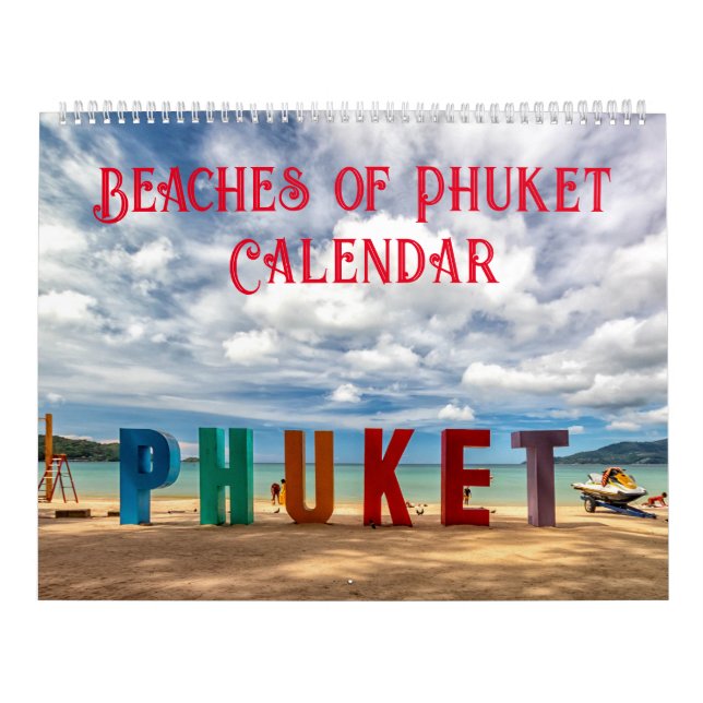 Calendrier Plages de Phuket, Thaïlande (Protection)