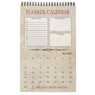 Calendrier Planificateur cadeau de récupération de prières