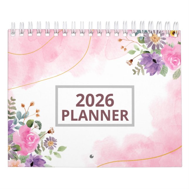 Calendrier Planificateur Minimal 2026 (Protection)