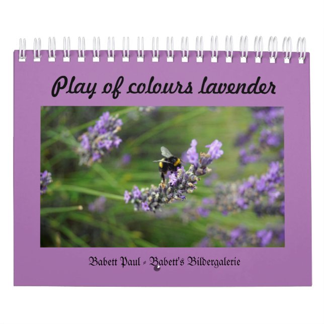 Calendrier Play of colours lavender (Protection)