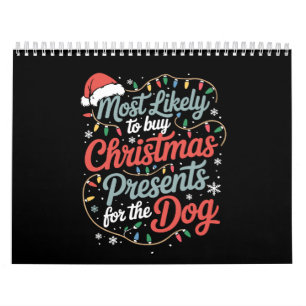 Calendrier Plus susceptible d'acheter des cadeaux de Noël pou