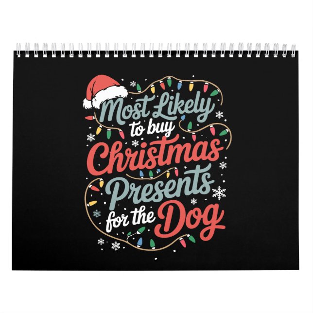 Calendrier Plus susceptible d'acheter des cadeaux de Noël pou (Protection)