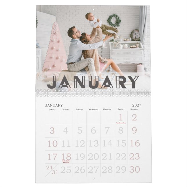 Calendrier Police Art déco | Photo 2026 (Jan 2027)