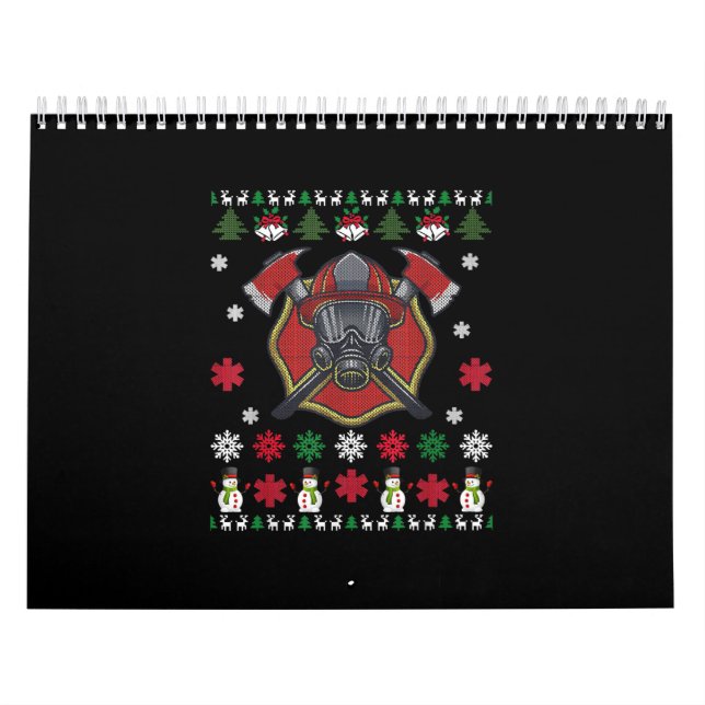 Calendrier Pompier Drôle Noël Cute Lover Cadeaux (Protection)