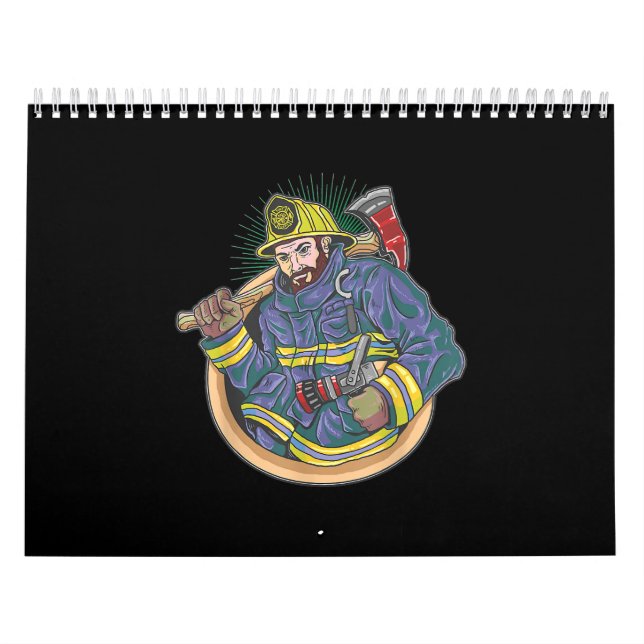 Calendrier Pompiers | Pompier Désireux De Sauver Des Vies (Protection)