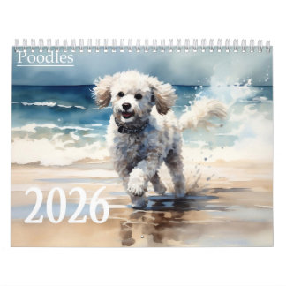 Calendrier Poodles 2026