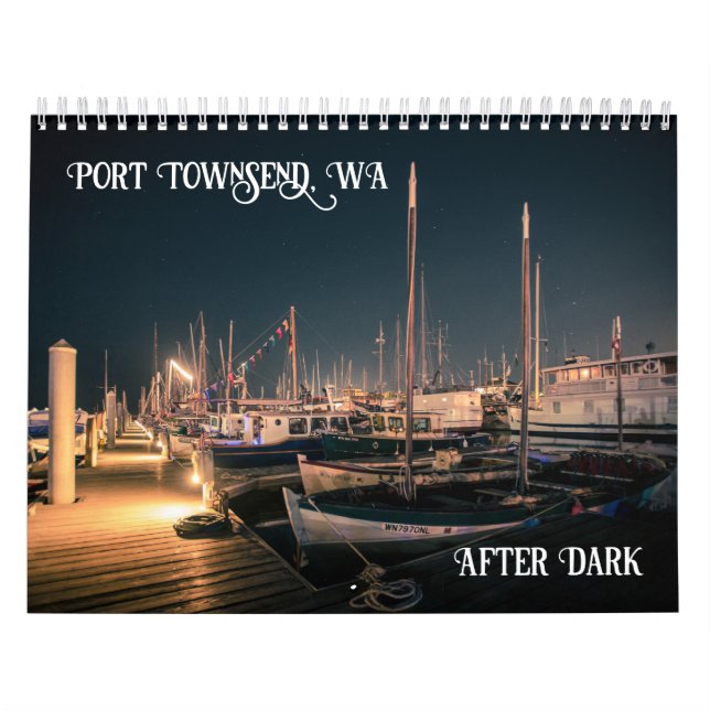 Calendrier Port Townsend WA After Dark  (Protection)
