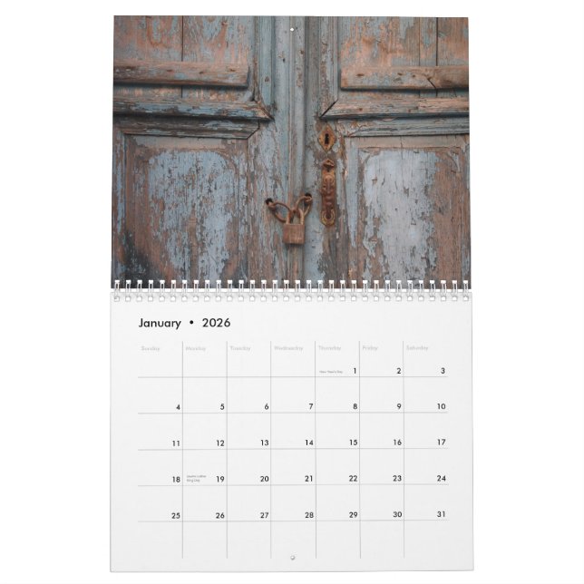 Calendrier portes (Jan 2026)
