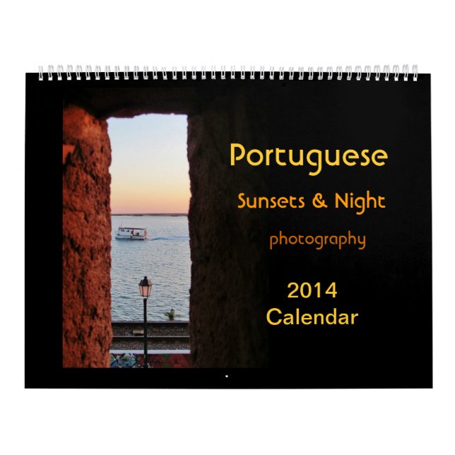 Calendrier portugais 2014 de couchers du soleil (Protection)