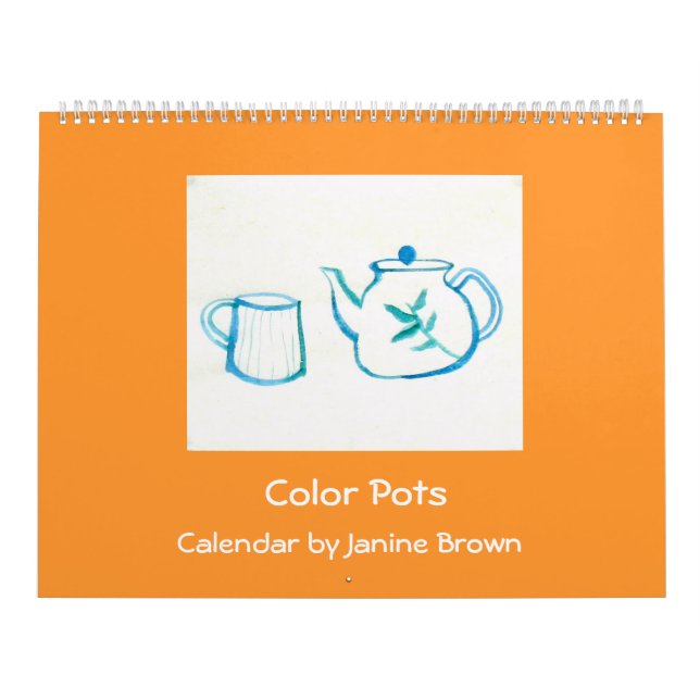 Calendrier Pots de couleurs (Protection)