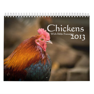 Calendrier Poulets 2014 (avec des passages de bible)