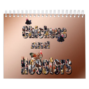 Calendrier Poulets Et Coqs,