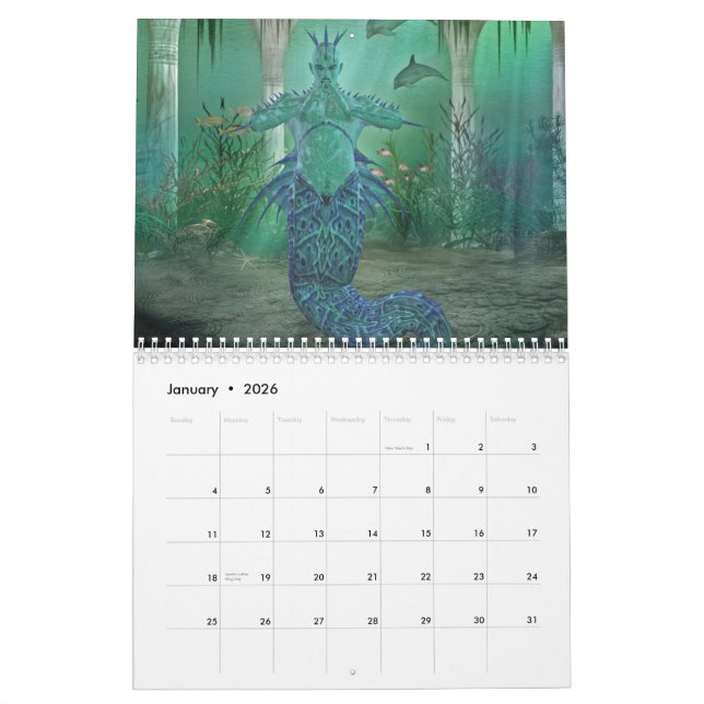 calendrier pour des amis d'imaginaire (Jan 2026)