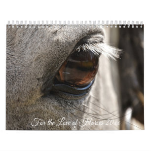 Calendrier Pour l'amour des chevaux
