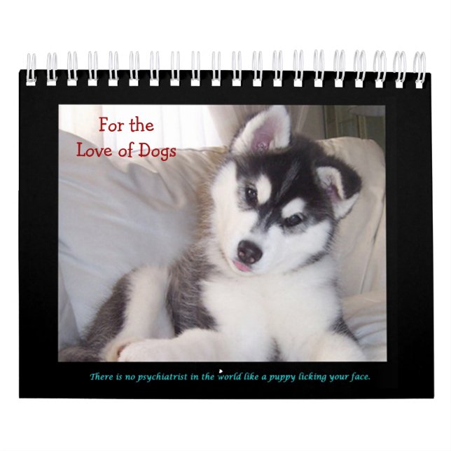 Calendrier Pour l'amour des chiens (Protection)
