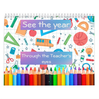 Calendrier pour l'école des enseignants