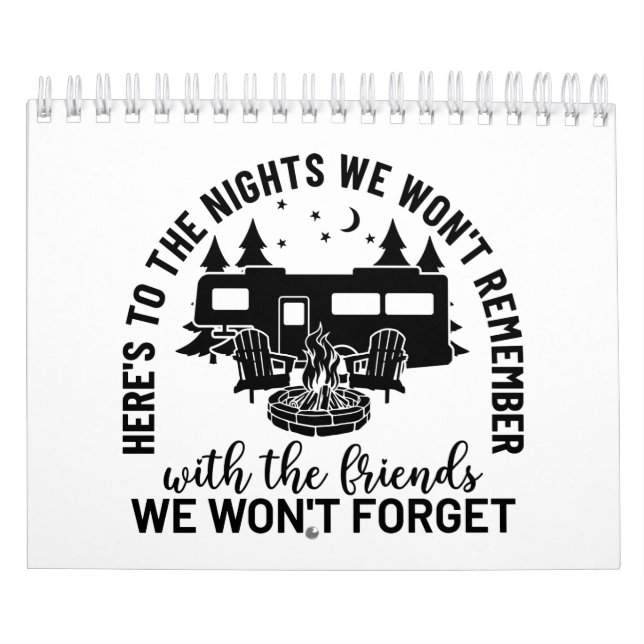 Calendrier Pour les nuits dont nous ne nous souviendrons pas  (Protection)