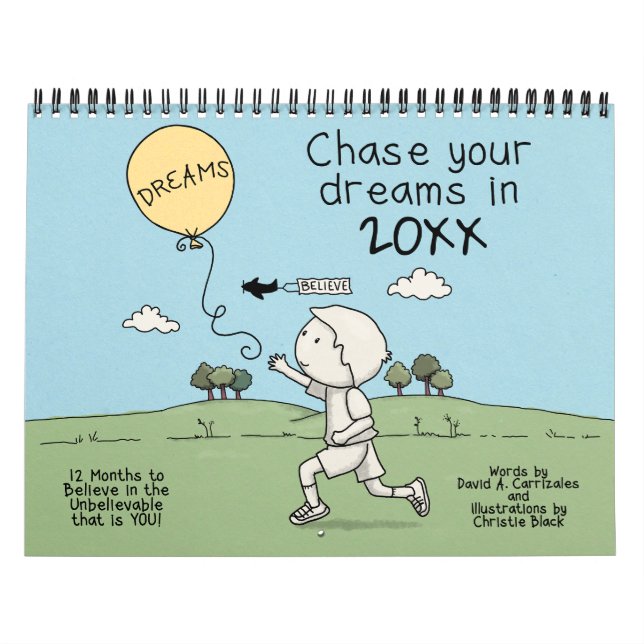 Calendrier Poursuivez vos rêves en 2024 (Protection)