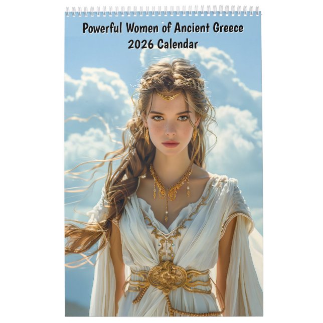 Calendrier Powerful Women of Ancient Greece – 2026 Calendar (Protection)