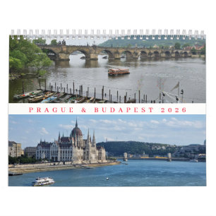 Calendrier Prague et Budapest 2026