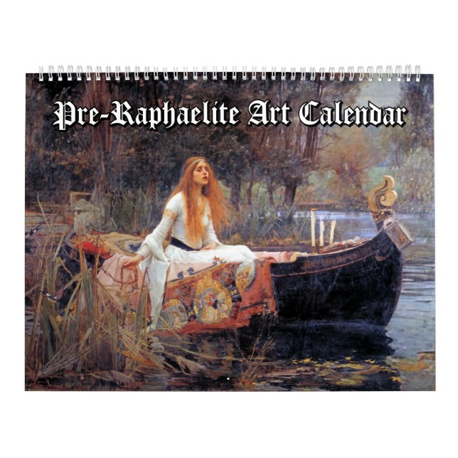 Calendrier Pre-Raphaelite Art (Protection)