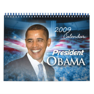 Calendrier PRÉSIDENTE OBAMA Inauguration Commémoration