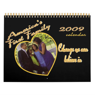 Calendrier PRÉSIDENTE OBAMA Inauguration Commémoration