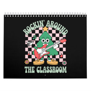 Calendrier Prof cool Noël Rockin' Around The Classroom