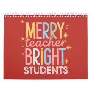 Calendrier Prof Enjoué Élèves Brillants Noël Xmas Drôle