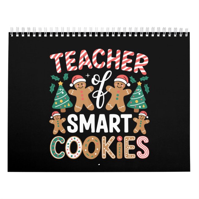 Calendrier Professeur de Noël de biscuits de gingembre intell (Protection)