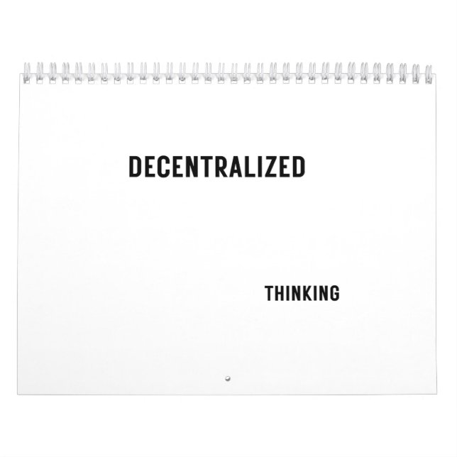 Calendrier Professional Goal Planning Decentralized Thinking  (Protection)