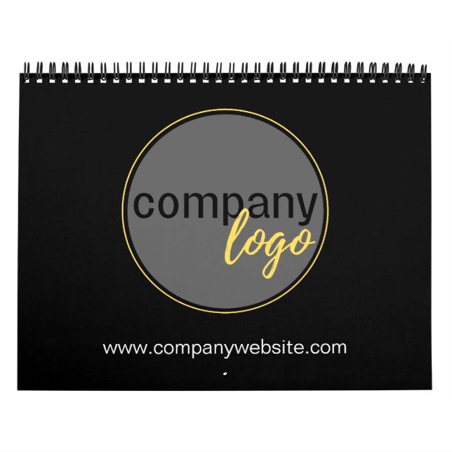 CALENDRIER PROFESSIONNEL MODERNE PROPRE LOGO PROMOTIONNEL NOI (Protection)