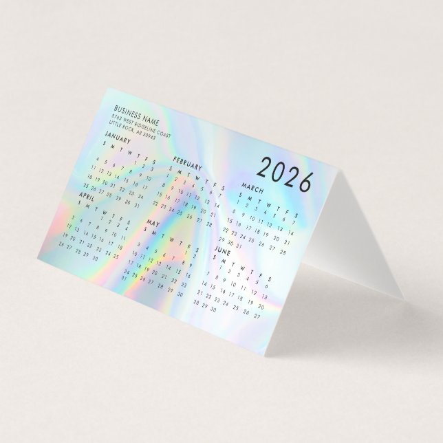 Calendrier promotionnel de Modern Business 2026 (Front)