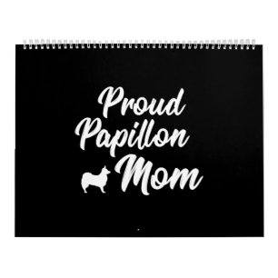 Calendrier Proud Papillon Propriétaire de chien Maman Mère Ca