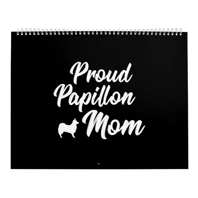 Calendrier Proud Papillon Propriétaire de chien Maman Mère Ca (Protection)