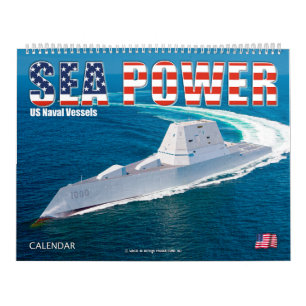 Calendrier PUISSANCE MARITIME - Navires de la marine américai