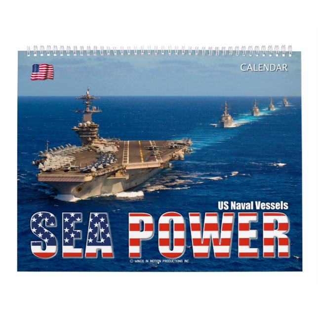 Calendrier PUISSANCE MARITIME - Navires de la marine américai (Protection)